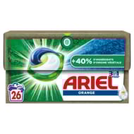 Ariel 3en1 pods lessive huile essentielle d'orange 26 doses 0.647kg