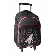 Sac à dos à roulettes licorne