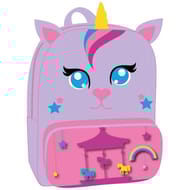Sac à gouter maternelle kids chat violet
