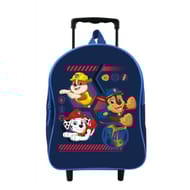 Sac à dos à roulette maternelle pat'patrouille bleu