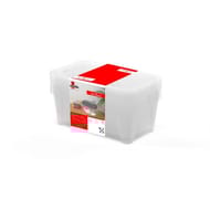Boîtes de rangement 6 l avec couvercles x6