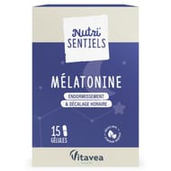 Vitavea nutri'sentiels melatonine gelules x15