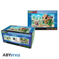 Coffret mug 320ml + figurine acryl  + cartes postales "Goku" dbz
