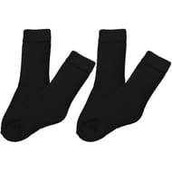2 paires de mi chaussettes thermiques homme NOIR T39\42