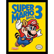 Cadre collector 30x40cm Nintendo  super mario bros. 3 (nes couverture)