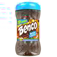 Benco poudre chocolatée granulée moins de sucre 20% offert -400g