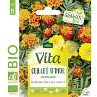 Vita Vilmorin oeillet d'inde en mélange bio vtv b