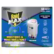 Raid max diffuseur électrique liquide 60 nuits
