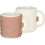 Mug droit 33cl + pull 2 couleurs assorties