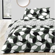 Parure housse de couette 200x200 + 2 taies 63x63 goutte