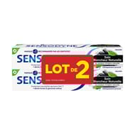 Sensodyne dentifrice soin blancheur naturelle 24h lot de 2 x75ml