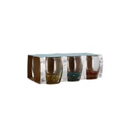 Lot de 6 gobelets marco 29cl fond couleur forme basse