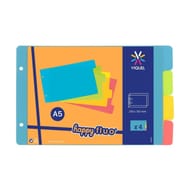 Intercalaires 4 positions a5 happy fluo