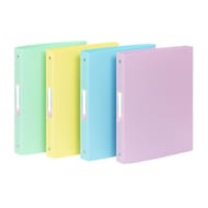 Classeur souple a4 maxi dos 4cm rainbow pastel