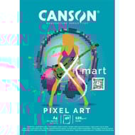 Bloc xsmart pixel art a4 120g 40 feuilles