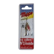 Cuiller argent pts rouges n°1 (1pc) mepps