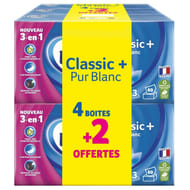 Lotus classic + 480mouchoirs boite 4+2 pur blanc