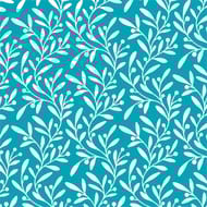 20 serviettes 33x33 cm berries blanc fond turquoise