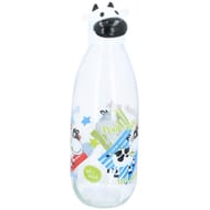 Bouteille verre 1 l motifs vache