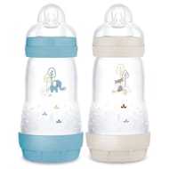 Mam biberon easy start anti-colique 260ml océan + sable tétine débit 2 x2