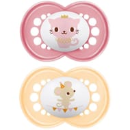 Mam sucette original animaux 18+ mois silicone x2
