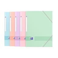 Chemise élastique 3 rabats color life a4 pel assorti pastel