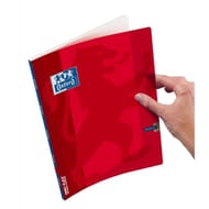 Cahier openflex agrafe 240x320 96pages optik p. Seyes rouge
