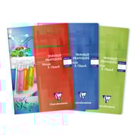 Clairefontaine cahier travaux pratiques piqure 210x297 64 pages seyes +uni