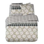 Parure housse de couette 200x200 + 2 taies 63x63 mini maxi