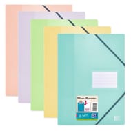 Oxford protège docs school life pastel a4 60poch