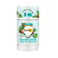 Lovea déodorant soin solide huile de coco bio stick 50g
