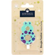 Bougie chiffre ludique animaux n°8