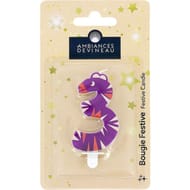 Bougie chiffre ludique animaux n°3