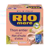 Rio mare thon entier MSC avec un filet d'huile d'olive-120g