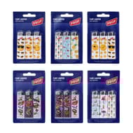 Prof lot de 3 briquets décorés