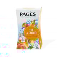 Pages thé noir glacé saveur pêche x20s - 40g