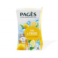 Pages thé noir glacé saveur citron x20s 40g