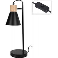 Lampe 14x47cm noir