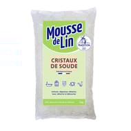 Mousse de lin nettoye et dégraisse cristaux de soude sachet 2kg