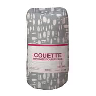Couette 140x200cm microfibre imprimée premier prix double face