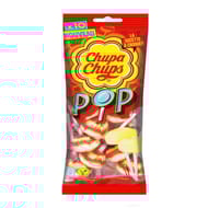 Chupa chups flowpack 10 lollies dextrose gout citron 90g