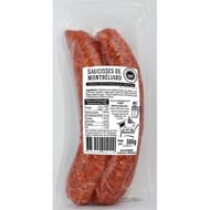 Saucisse de montbeliard IGP VPF à cuire x2 300g