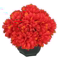 Chrysantheme x 16 coupe 030XH31CM - orange artificielle