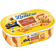La laitière bac saveur crème brulée éclats de caramel 490g
