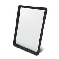 Miroir en plastique 17.5x12.5cm noir