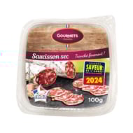 Gourmets de l'Artois saucisson sec tranché finement 100g