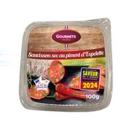 Gourmets de l'artois saucisson sec au piment d'espelette bol 100g