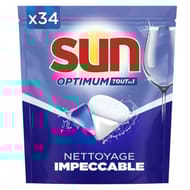 Sun pastilles lave-vaisselle optimum tout en 1 x34 lavages 0.51kg