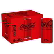 Coca cola sans sucre mini frigo pack 6x20cl