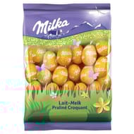 Milka petits oeufs fourrés lait praliné croquant x1-350g